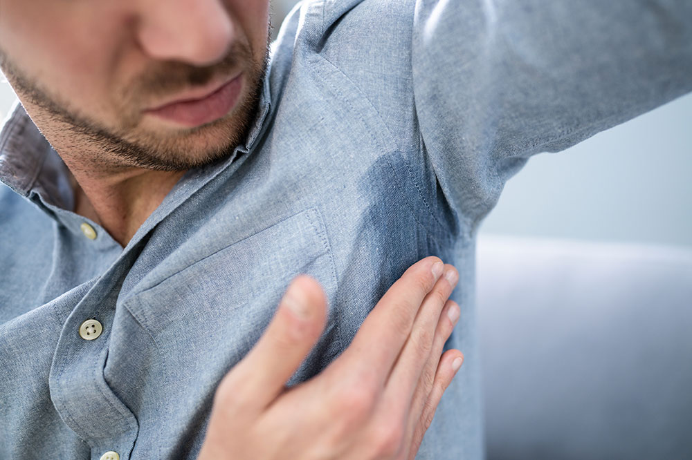 Symptoms, types, and management options of hyperhidrosis