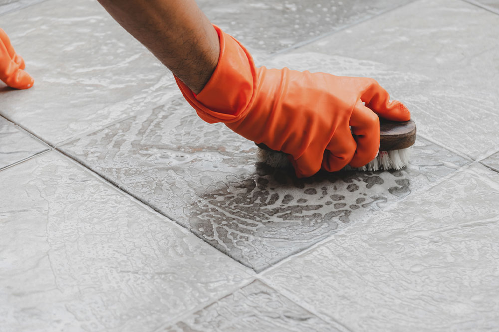 Everything to know about cleaning floor tile grout